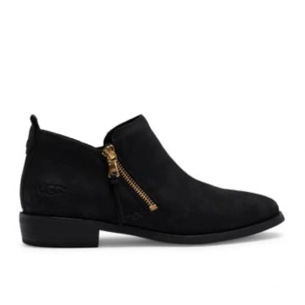 UGG Glee Leather Ankle Boots 7 - Picture 3 of 10